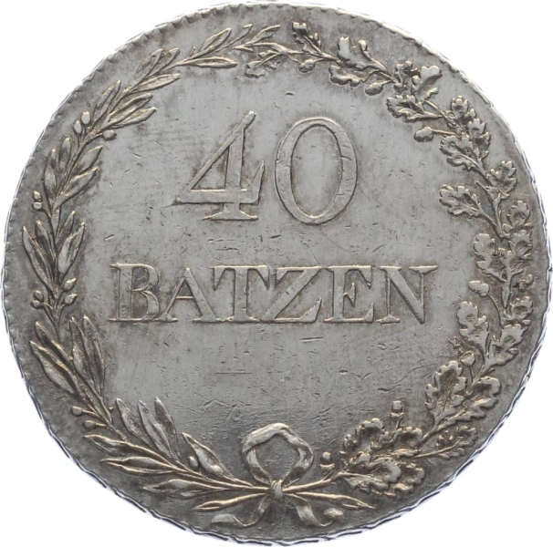 Luzern 40 Batzen 1816 (Neutaler)